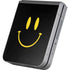 Black Happy Face Galaxy Z Flip6 Skin